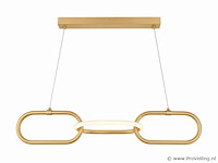 Led design hanglamp 20w – 4000k neutraal wit - rose gold – ip20 – empire-20 - afbeelding 2 van  5