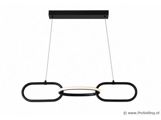 Led design hanglamp 20w – 4000k neutraal wit - zwart – ip20 – empire-20 - afbeelding 2 van  5