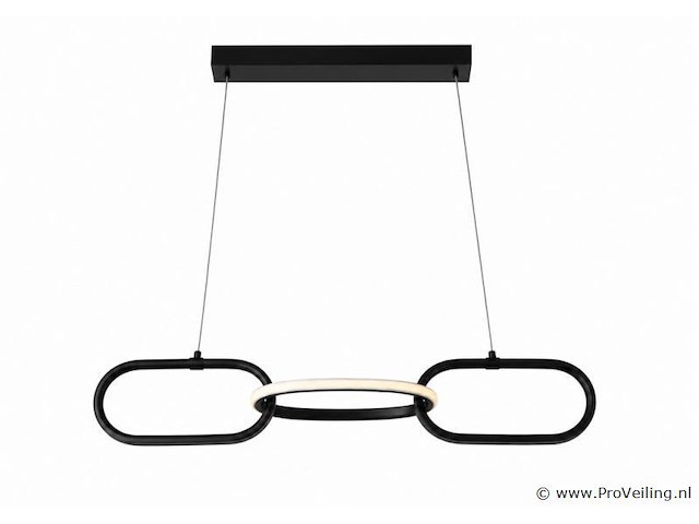 Led design hanglamp 20w – 4000k neutraal wit - zwart – ip20 – empire-20 - afbeelding 2 van  5