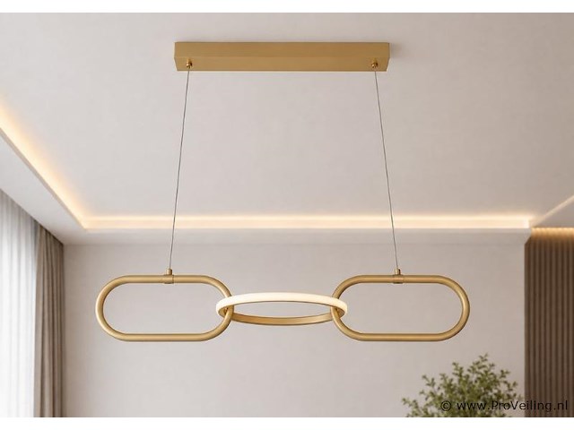 Led design hanglamp 20w – 4000k neutraal wit - zwart – ip20 – empire-20 - afbeelding 1 van  5