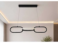 Led design hanglamp 20w – 4000k neutraal wit - zwart – ip20 – empire-20
