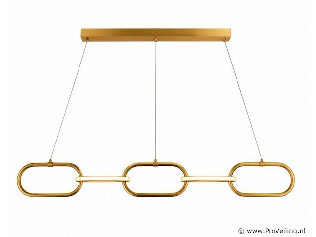 Led design hanglamp 36w – 4000k neutraal wit - rose gold – ip20 – empire-36 - afbeelding 2 van  5