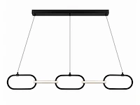 Led design hanglamp 36w – 4000k neutraal wit - zwart – ip20 – empire-36 - afbeelding 2 van  5