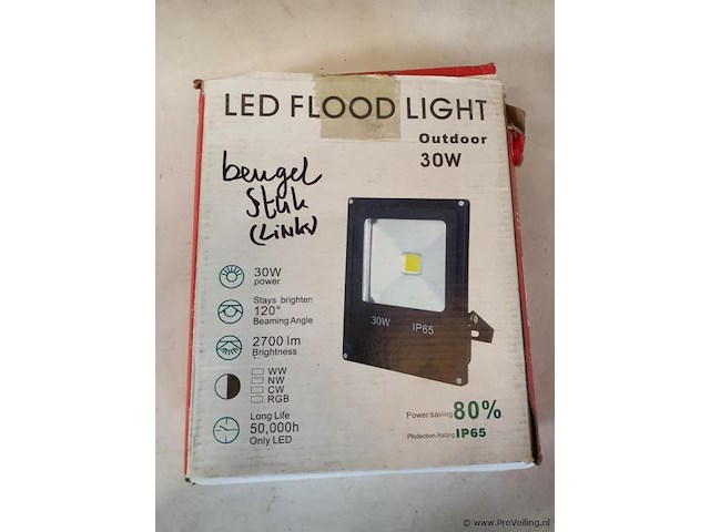 Led flood light outdoor light 30w - afbeelding 1 van  6
