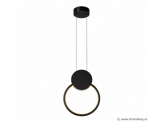 Led hanglamp 11w – 4000k neutraal wit - zwart – ip20 – forever - afbeelding 2 van  5