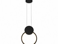 Led hanglamp 11w – 4000k neutraal wit - zwart – ip20 – forever - afbeelding 2 van  5