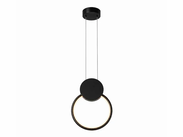 Led hanglamp 11w – 4000k neutraal wit - zwart – ip20 – forever - afbeelding 2 van  5