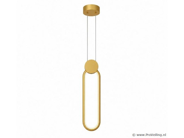 Led hanglamp 12w – 4000k neutraal wit - rose gold – ip20 – always - afbeelding 2 van  5