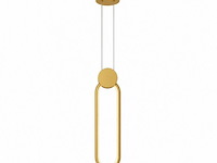 Led hanglamp 12w – 4000k neutraal wit - rose gold – ip20 – always - afbeelding 2 van  5