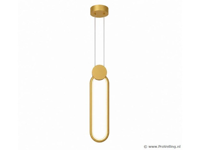 Led hanglamp 12w – 4000k neutraal wit - rose gold – ip20 – always - afbeelding 2 van  5