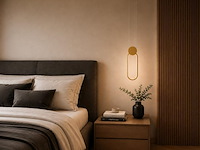 Led hanglamp 12w – 4000k neutraal wit - rose gold – ip20 – always - afbeelding 3 van  5