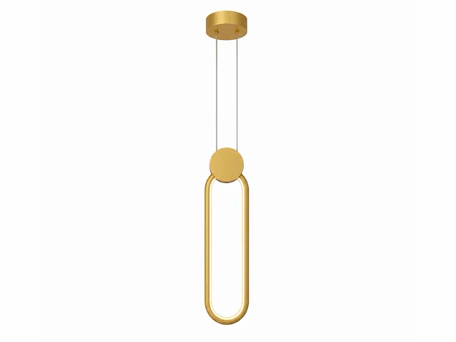 Led hanglamp 12w – 4000k neutraal wit - rose gold – ip20 – always - afbeelding 2 van  5