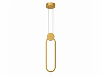 Led hanglamp 12w – 4000k neutraal wit - rose gold – ip20 – always - afbeelding 2 van  5