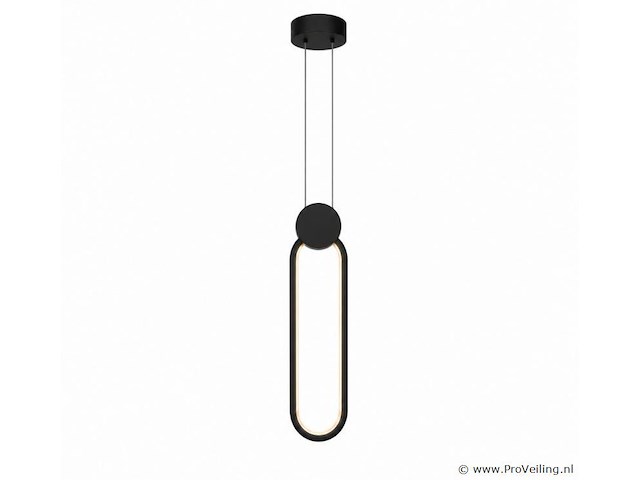 Led hanglamp 12w – 4000k neutraal wit - zwart – ip20 – always - afbeelding 2 van  5