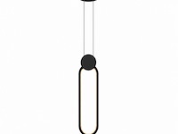 Led hanglamp 12w – 4000k neutraal wit - zwart – ip20 – always - afbeelding 2 van  5