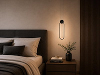 Led hanglamp 12w – 4000k neutraal wit - zwart – ip20 – always - afbeelding 3 van  5