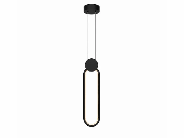 Led hanglamp 12w – 4000k neutraal wit - zwart – ip20 – always - afbeelding 2 van  5