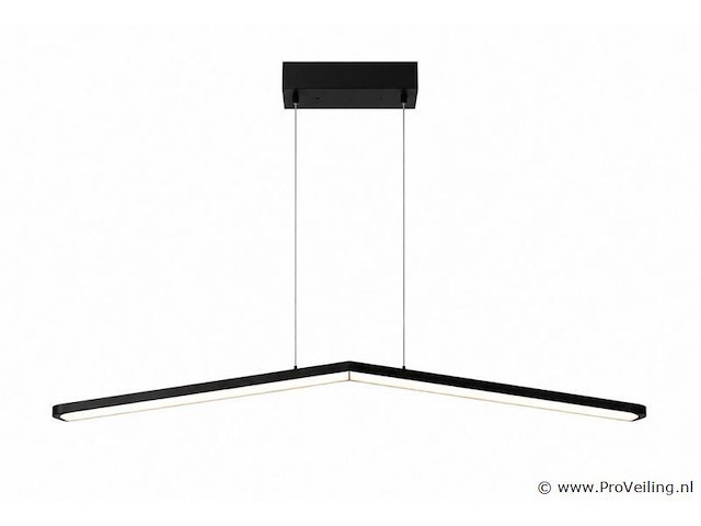 Led hanglamp 16w – 4000k neutraal wit - zwart – ip20 – edmond-16 - afbeelding 2 van  5