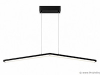 Led hanglamp 16w – 4000k neutraal wit - zwart – ip20 – edmond-16 - afbeelding 2 van  5