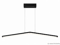 Led hanglamp 16w – 4000k neutraal wit - zwart – ip20 – edmond-16 - afbeelding 2 van  5