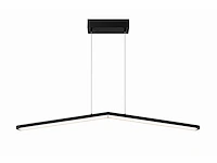 Led hanglamp 16w – 4000k neutraal wit - zwart – ip20 – edmond-16 - afbeelding 2 van  8