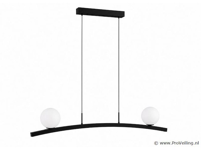 Led hanglamp 28w – 4000k neutraal wit - zwart – ip20 – invicta-28 - afbeelding 2 van  5