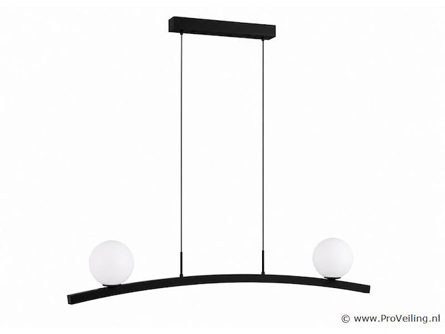Led hanglamp 28w – 4000k neutraal wit - zwart – ip20 – invicta-28 - afbeelding 2 van  5