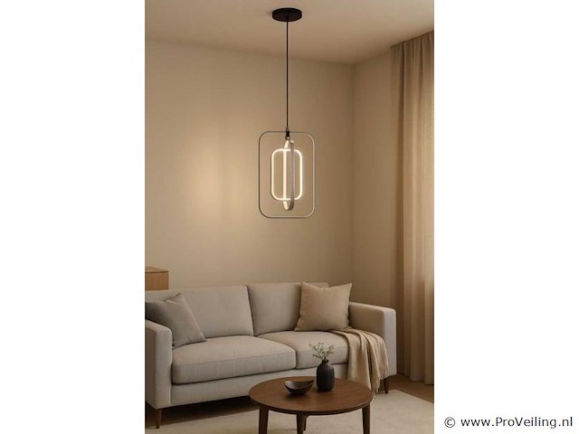 Led hanglamp – 45w – chroom – in hoogte verstelbaar – 5835/3 - afbeelding 1 van  3