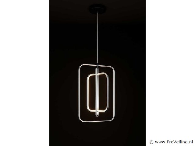 Led hanglamp – 45w – chroom – in hoogte verstelbaar – 5835/3 - afbeelding 2 van  3