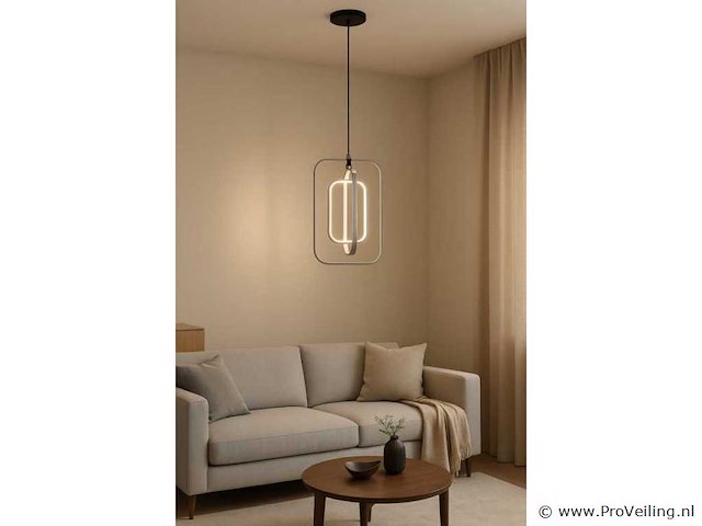 Led hanglamp – 45w – chroom – in hoogte verstelbaar – 5835/3 - afbeelding 1 van  3