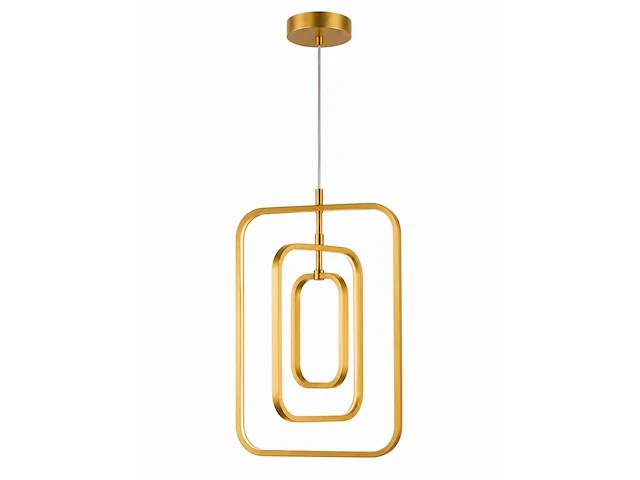 Led hanglamp – 45w – goud – in hoogte verstelbaar – 5835/3 - afbeelding 2 van  4