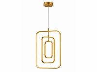 Led hanglamp – 45w – goud – in hoogte verstelbaar – 5835/3 - afbeelding 2 van  4