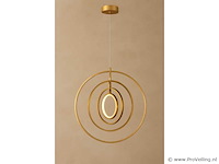 Led hanglamp – 5831/4 – 45w – goud – in hoogte verstelbaar – rechthoekig design - afbeelding 2 van  3