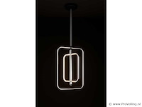 Led hanglamp – 5835/3 – 45w – zilver – in hoogte verstelbaar – rechthoekig design - afbeelding 2 van  3