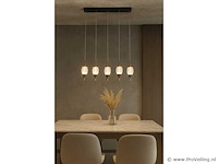 Led hanglamp – b040/5 – 3000k – warm wit – 600 mm – in hoogte verstelbaar – zilver - afbeelding 4 van  4