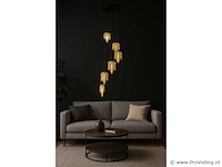 Led hanglamp – b063/6 – 3000k – warm wit – ø350 mm – in hoogte verstelbaar – zilver - afbeelding 4 van  5