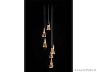 Led hanglamp – b073/6 – 3000k – warm wit – ø350 mm – in hoogte verstelbaar – zilver - afbeelding 4 van  4