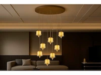 Led hanglamp design – 3000k warm wit – in hoogte verstelbaar – b063/8 - afbeelding 2 van  4