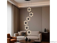 Led hanglamp design – 3000k warm wit – in hoogte verstelbaar – b074/6 - afbeelding 1 van  4