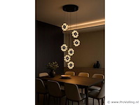 Led hanglamp design – 3000k warm wit – in hoogte verstelbaar – b074/6 - afbeelding 2 van  4