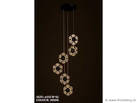 Led hanglamp design – 3000k warm wit – in hoogte verstelbaar – b074/6 - afbeelding 4 van  4