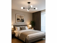 Led hanglamp max 18w – e27 – zwart – 520x250mm – ip20 – lorenzo-4