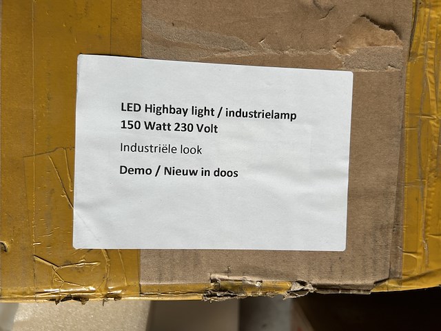 Led high bay light industrielamp 150w 230v - afbeelding 4 van  6