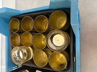 Led kaars en theelichthouders (6x) - afbeelding 3 van  3