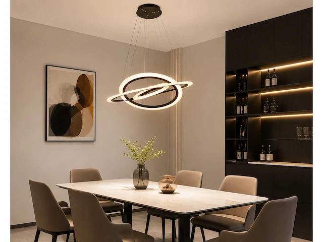Led kroonluchter – 3 kleuren – dimbaar – p7060/3 - afbeelding 4 van  4