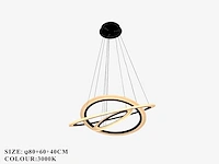 Led kroonluchter – 3 kleuren – dimbaar – p7060/3 - afbeelding 1 van  4