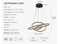 Led kroonluchter – 3 kleuren – dimbaar – p7060/3 - afbeelding 2 van  4