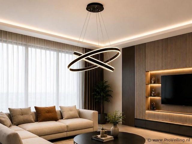 Led kroonluchter – 3 kleuren – dimbaar – p7065/2 - afbeelding 1 van  4