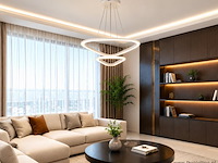 Led kroonluchter – 3 kleuren – dimbaar – p7068/2s - afbeelding 1 van  4
