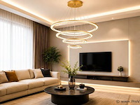Led kroonluchter – 3 kleuren – dimbaar – p7068/4 - afbeelding 1 van  2